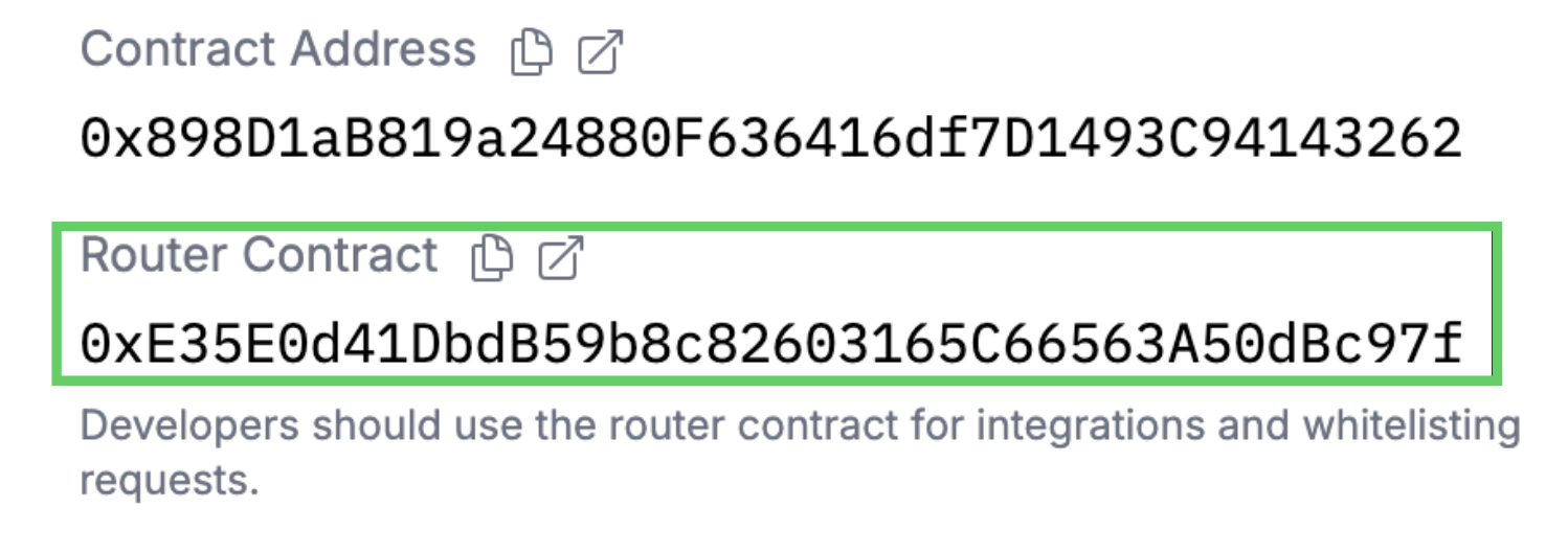 Router Address